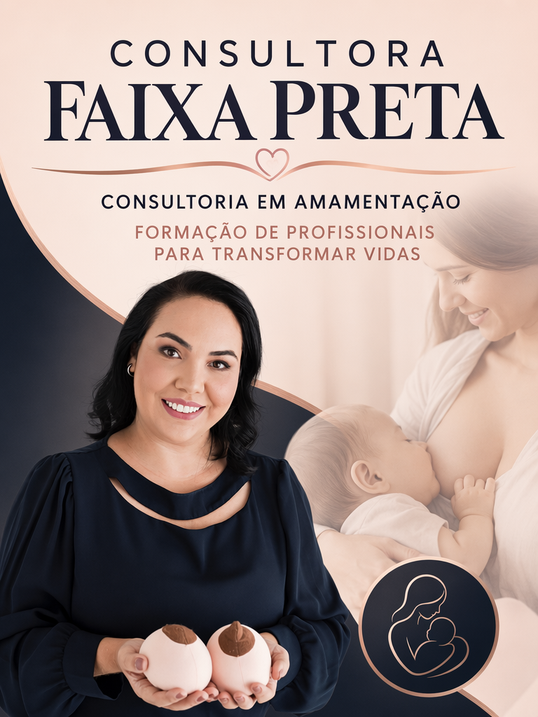 Capa do curso Consultora Faixa Preta, projeto de Amamentação desenvolvido pela Alpha Hub